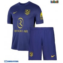 Camisa de Futebol Atletico Madrid Equipamento Secundário Infantil 2025-26 Manga Curta (+ Calças curtas)